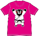 NICEGUY チャリティーTシャツ第2弾　くまモン「威嚇」(ピンク)