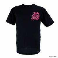 ミズノ 【柔道部物語】キャラクターTシャツ(ひょっとこ口)ネイビー&ピンク